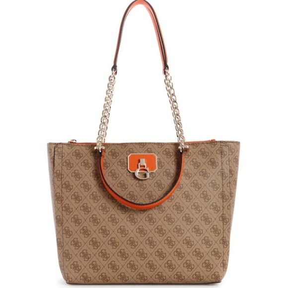 New GUESS Alisa Society Tote - Picture 1 of 10